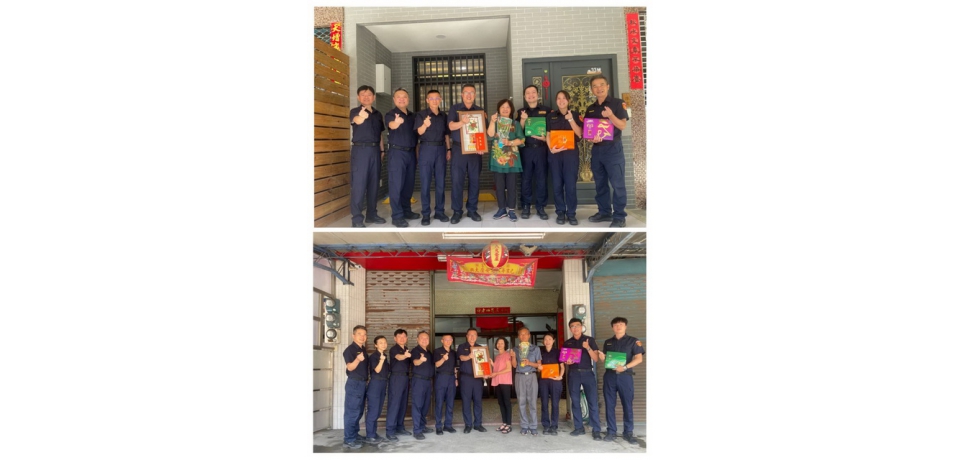 雲林縣警察局祝福警察模範母親 馨馨感恩五月日(圖)