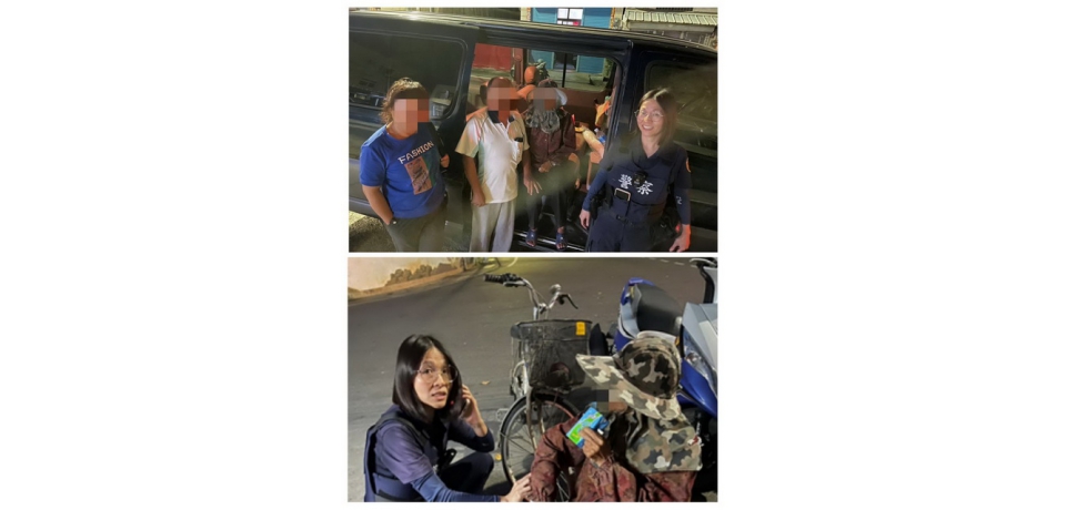 雲林縣失智婦騎車橫跨四鄉鎮   斗南警分局大埤所女警溫馨助返家(圖)