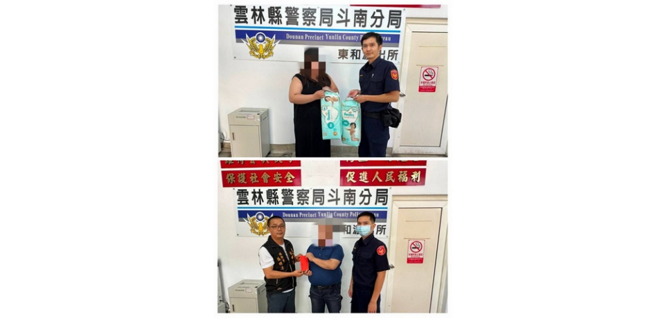 家境清寒警鼻酸 雲林縣東和警與建德寺送暖「揪感心」(圖)