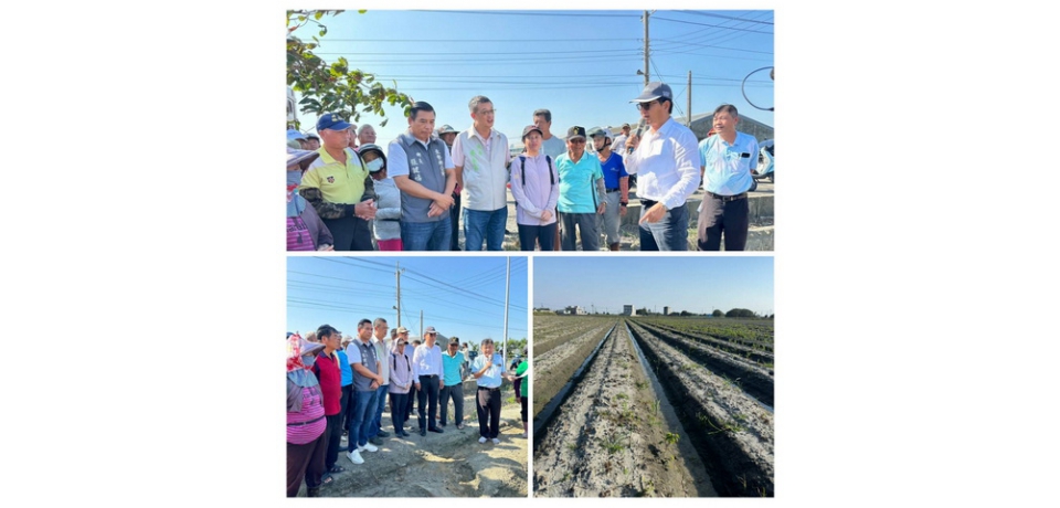 紅蘿蔔田災損，劉建國籲請中央儘速啟動救助(圖)