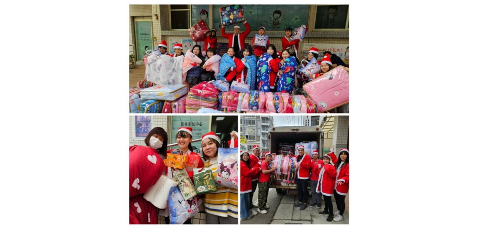 冷空氣與低溫雲林縣民胡珊珊連續18年送棉被給雲林家扶(圖)