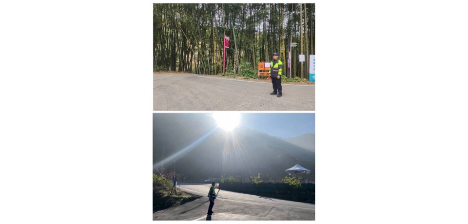 櫻花季湧現大量人潮    斗南警分局積極應對(圖)