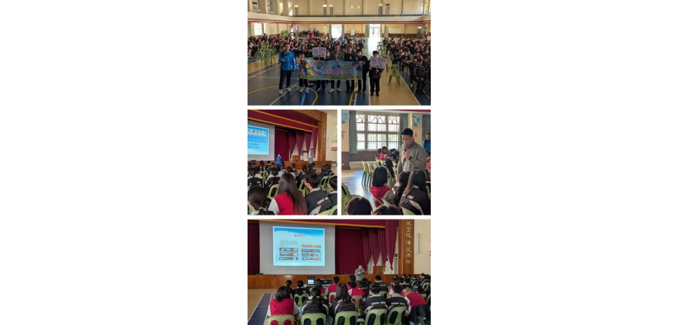 雲林縣警察局少年隊寒假前入班入校宣導最新「防詐、反毒」法規及案例(圖)