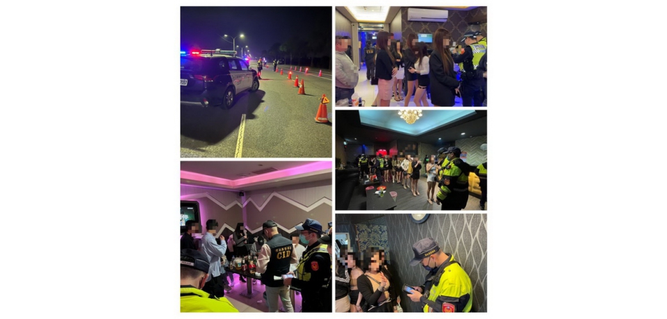 穩定農曆春節期間治安 雲林縣警察局長李建民親率同仁威力掃蕩專案臨檢(圖)