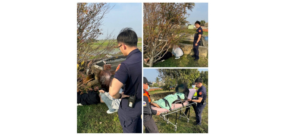 8旬失智老翁二度走失 雲林縣斗南警分局大埤警鷹眼尋獲協助返家(圖)