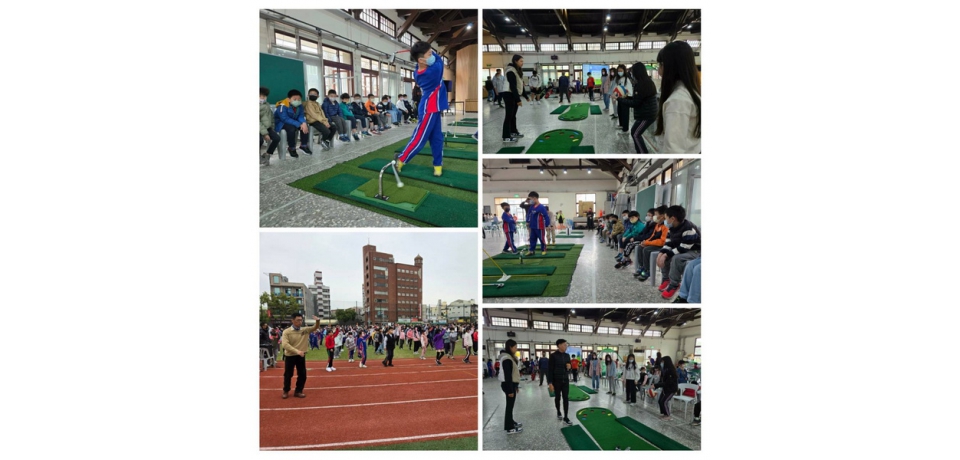 雲林縣鎮西國小高爾夫球推廣計畫啟動(圖)