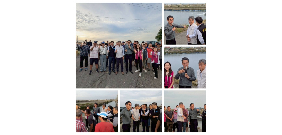 立委劉建國邀農業部長陳駿季會勘 爭取五千萬元的基礎設施建設(圖)