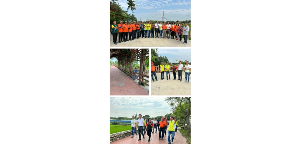 立法委員劉建國邀請水利署長李友平會勘莿桐鄉樹仔腳社區堤防(圖)