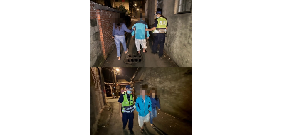 老翁深夜騎車外出稱忙喪事 斗南警方助安全返家(圖)