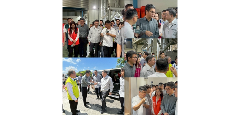 行政院長卓榮泰視察斗南精米工廠　公糧價格調漲、導入AI化儲備　立委劉建國籲中央強化農產支持(圖)