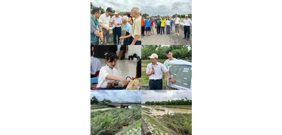 立委劉建國與第五河川分署長災後視察大湖口溪部分溢堤 將啟動橋梁與堤防改善工程 全力防範溢堤風險(圖)