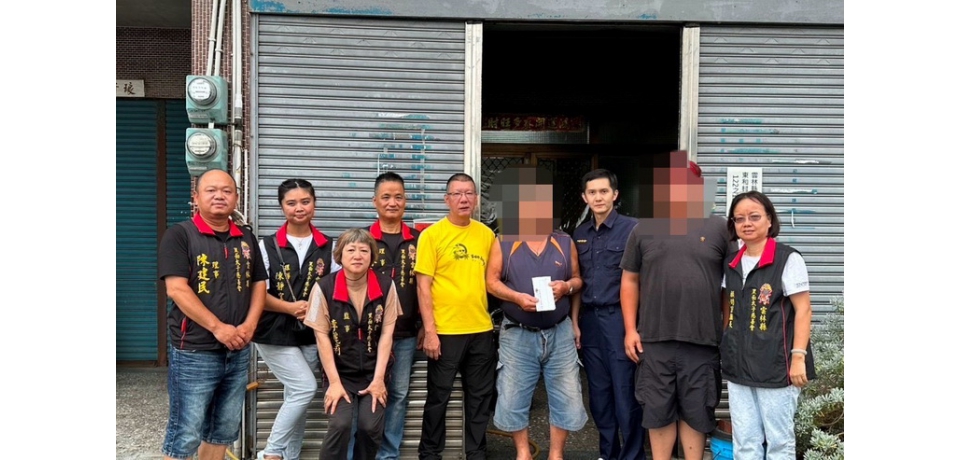 男子因病成植物人　斗南警與慈善團體接力助度難關(圖)