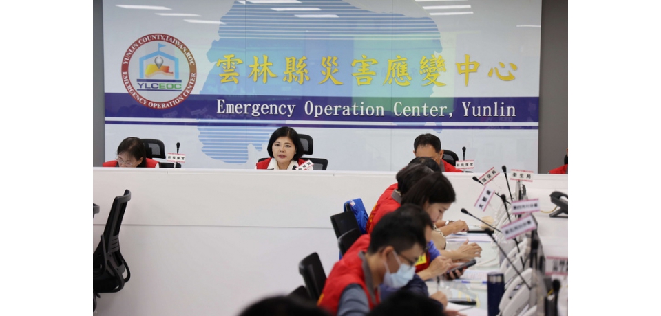 楊柳颱風來襲 雲林縣長張麗善主持災防會議 籲鄉親做好防颱整備(圖)