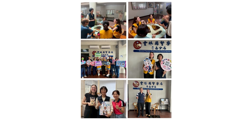 外籍天使 Maria 降臨斗南警分局 化身防詐最美代言人 打造國際友善反詐新風貌(圖)