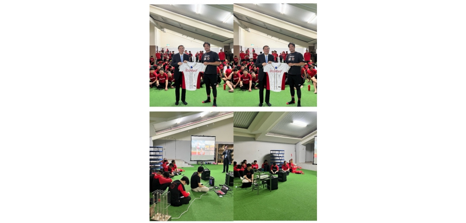 遠離職棒簽賭的夢魘！測謊專家林故廷副局長赴斗六為味全龍球員授課 強化法治觀念(圖)