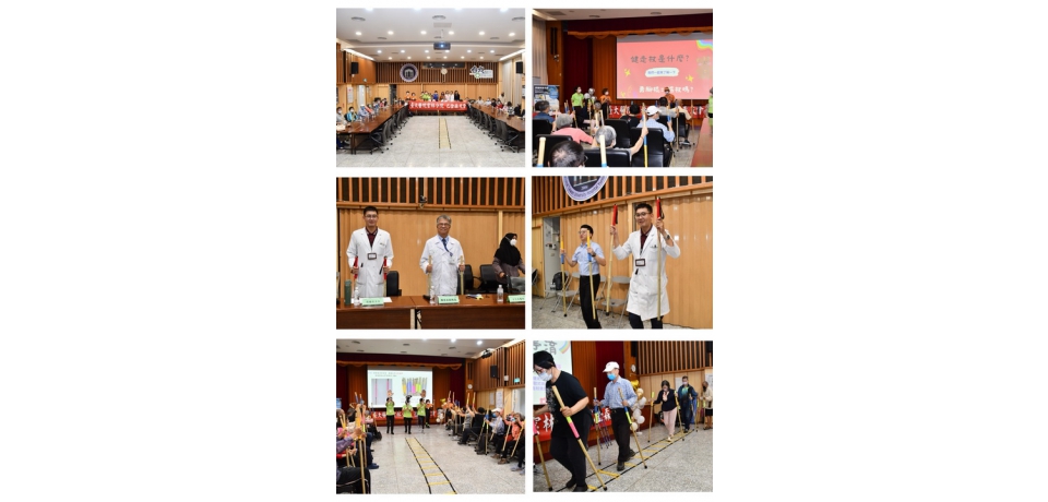 臺大醫院雲林分院巴金森病友會登場 勇腳棍健走課助病友穩健每一步(圖)