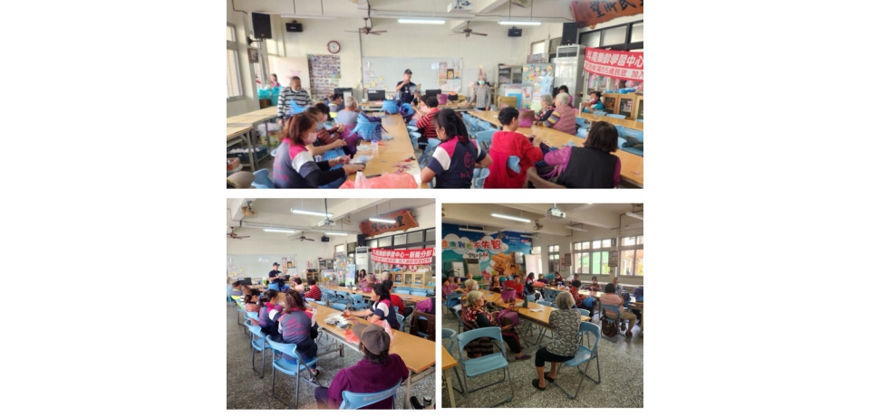 斗南警深耕社區  落實反詐騙宣導(圖)