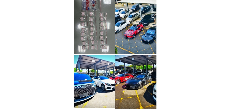 「斬車專案」強勢執法！雲林檢警掃蕩飆車集團　兵分21路跨縣市查扣21輛車查獲大量毒品！(圖)