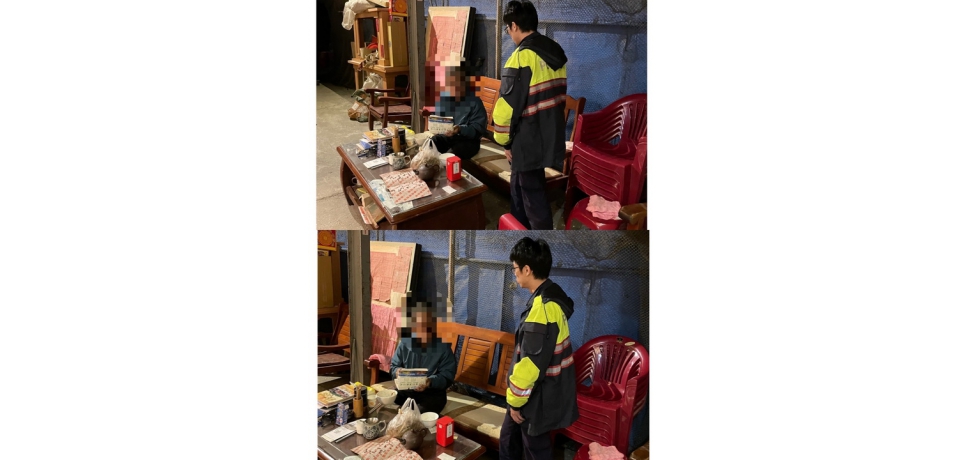 八旬老翁迷途 斗南警即時伸援手助其返家(圖)