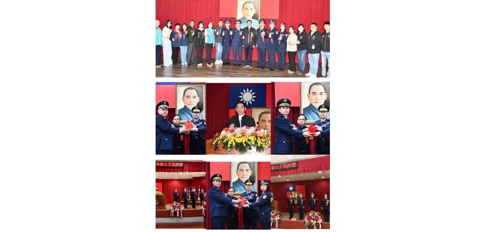 雲林縣警察局主任秘書、督察長布達  虎尾、西螺、北港分局長交接(圖)