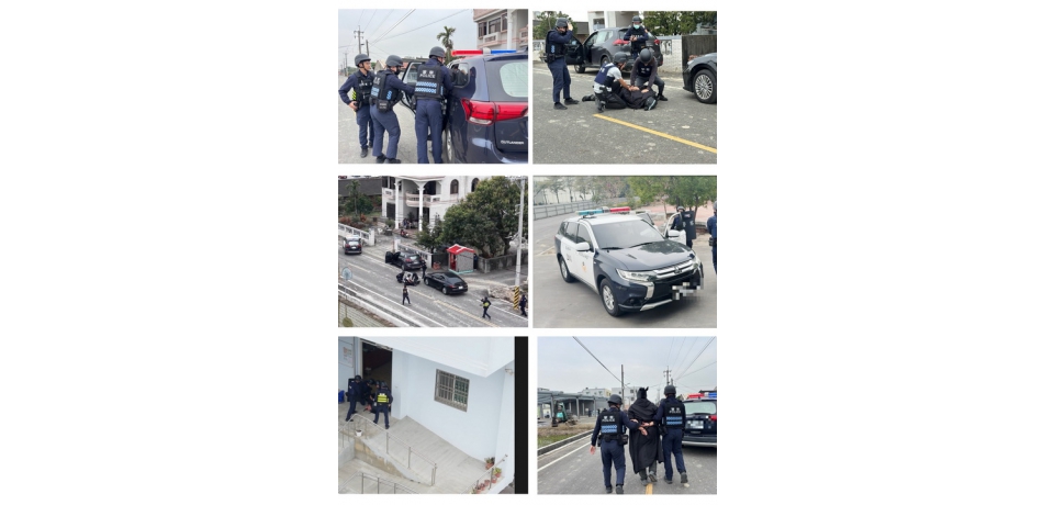 馬年將至防搶先行　斗南警分局「牛頭馬面」逼真演練守護金融安全(圖)