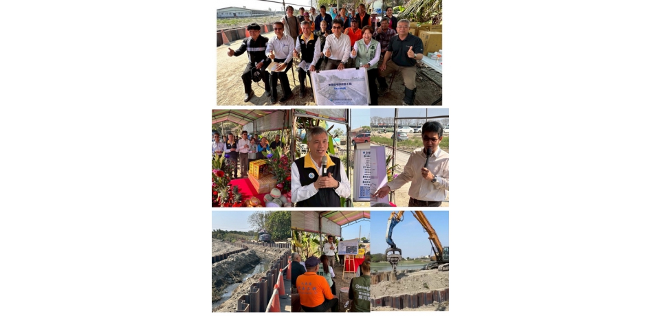 開工日拚民生  劉建國立委爭取5,700萬 啟動二崙大義崙排水系統改善工程(圖)