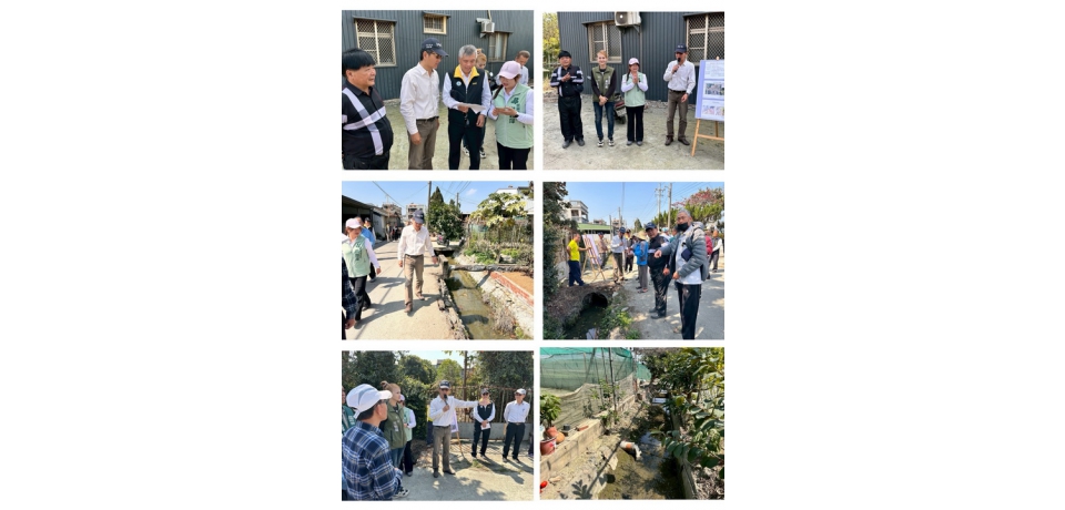 新春開工馬不停蹄爭取3,620萬！劉建國偕農水署會勘二崙老舊農水路，力求改善「行」與「水」的難題(圖)