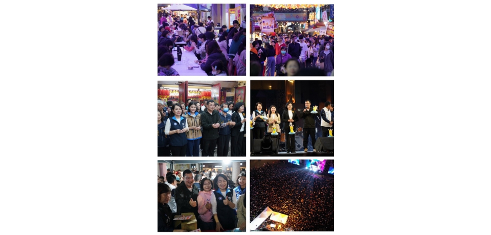 萬燈閃耀斗六夜空　開幕盛況空前　週末活動接續登場2月27日開幕首夜　燈海與歌聲點亮斗六(圖)