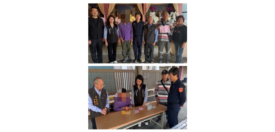 警民攜手送暖　斗南警助男子度過難關(圖)