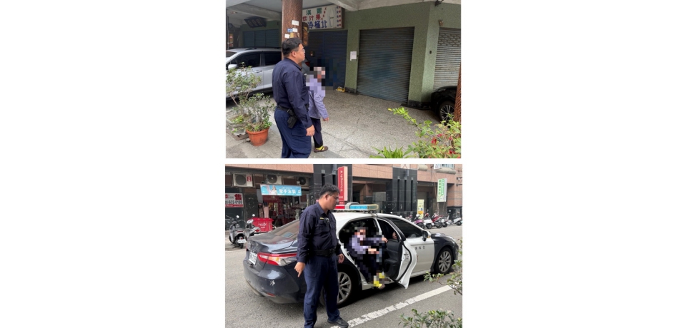 老婦迷途徘徊銀行門口 斗南警暖心護送平安返家(圖)