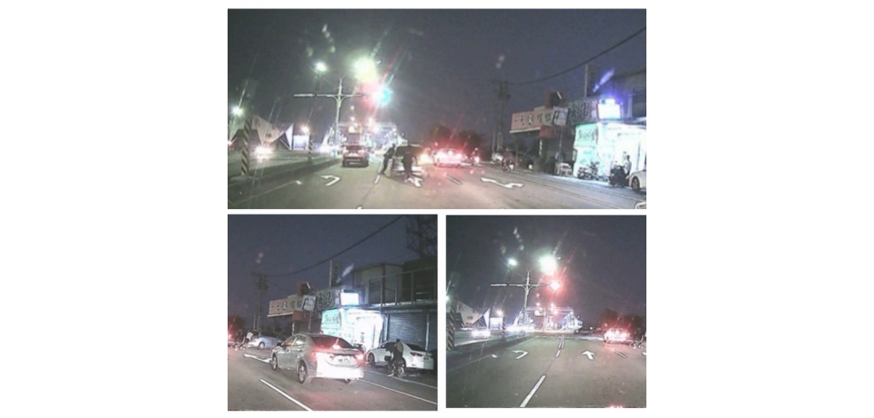 斗南警化身「大力士」排除故障車  守護用路人安全(圖)