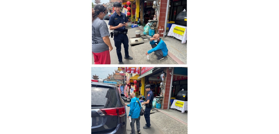 老翁參拜後忘記返家路 斗南警暖心護送返家(圖)