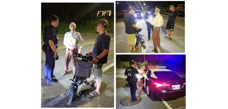 老翁走失 斗南警迅速尋獲助返家(圖)