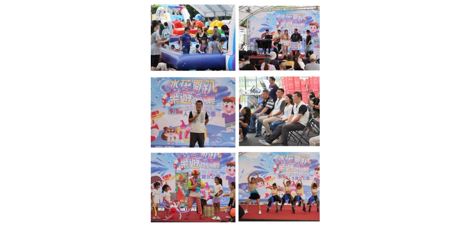 斗六「水花開趴」熱鬧登場　公明路變身親子玩水樂園　雨後放晴人潮湧現(圖)