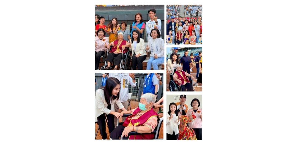 力挺華山公益棒球賽 張嘉郡：打造高齡友善、健康有愛的雲林(圖)